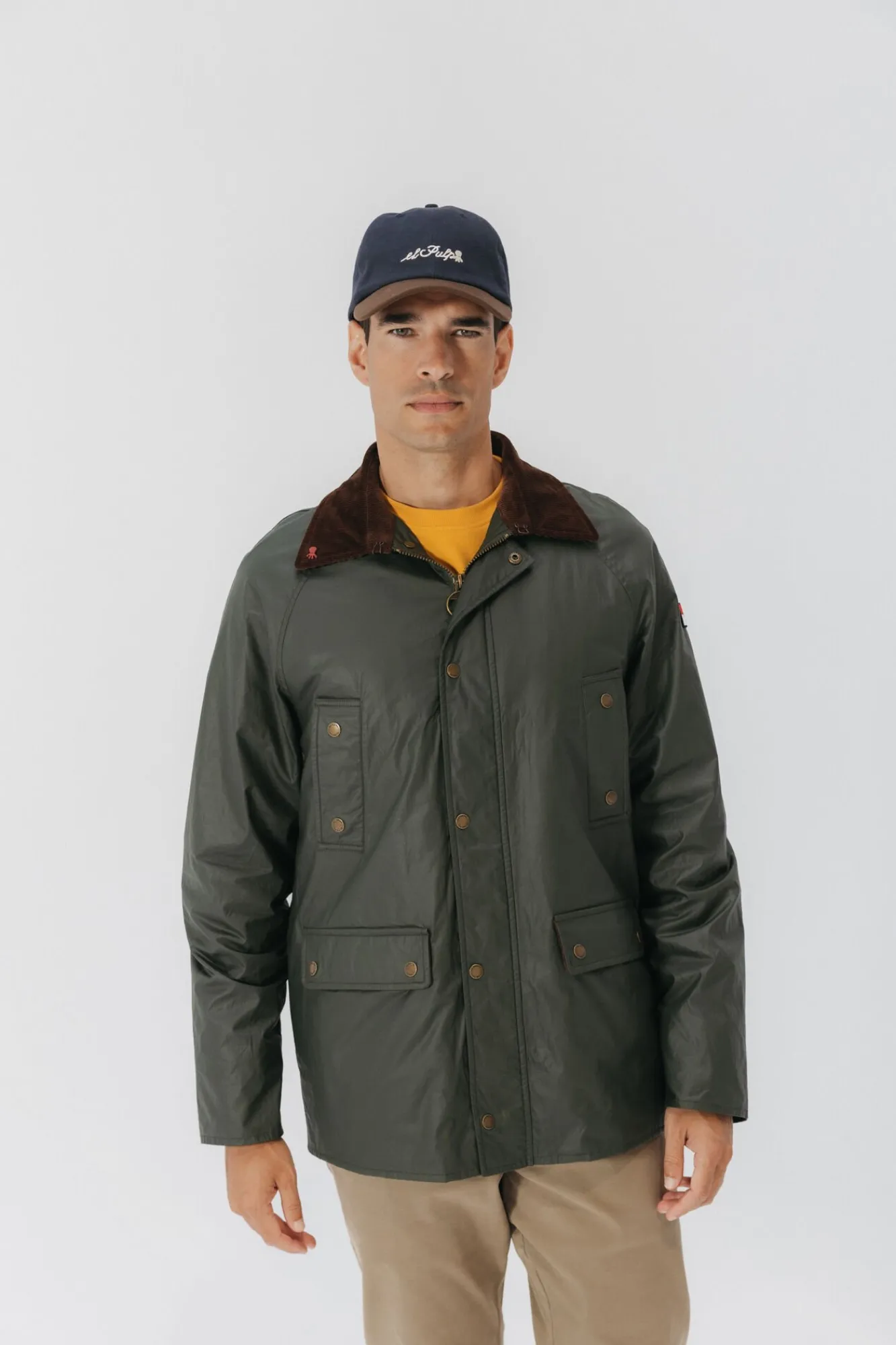 Hombre elPulpo Chaquetas>Chaqueta encerada heritage