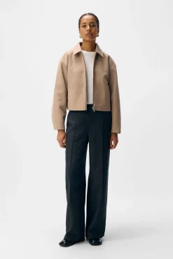 Mujer Object Chaquetas>Chaqueta fieltro manga larga