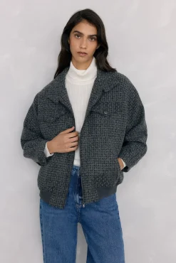 Mujer Pedro del Hierro Blazers|Chaquetas>Chaqueta con cremallera