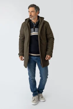 Hombre Privata Chaquetas>Chaqueta larga con capucha