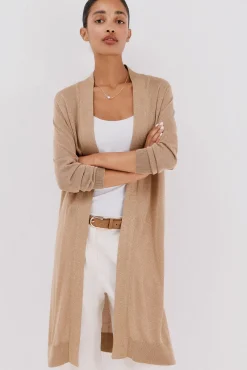 Mujer Cortefiel Jerséis>Chaqueta larga lurex