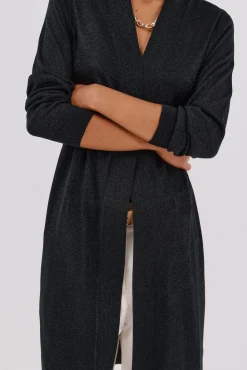 Mujer Cortefiel Jerséis>Chaqueta larga lurex