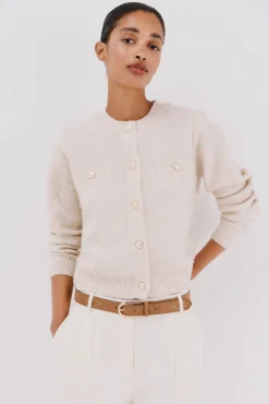 Mujer Cortefiel Jerséis>Chaqueta lúrex botones