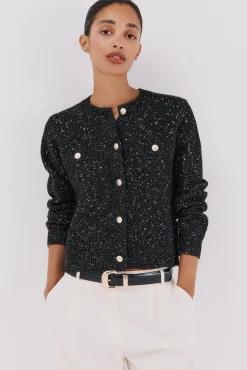 Mujer Cortefiel Jerséis>Chaqueta lúrex botones