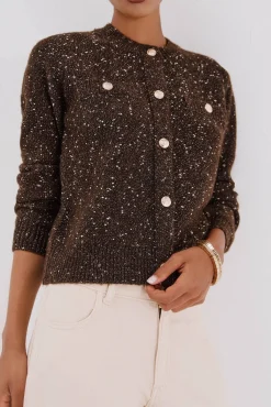 Mujer Cortefiel Jerséis>Chaqueta lúrex botones