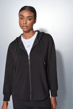 Mujer Dash and Stars Deporte|Chaquetas>Chaqueta negra cremallera