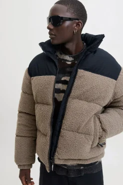 Hombre Jack & Jones Chaquetas>Chaqueta puffer teddy