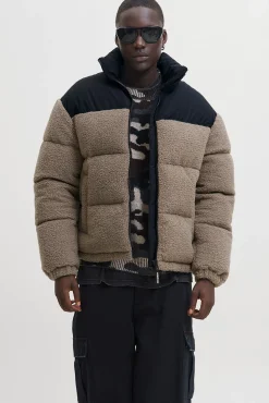 Hombre Jack & Jones Chaquetas>Chaqueta puffer teddy