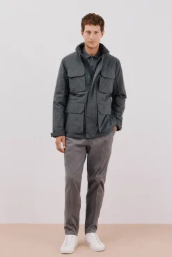 Hombre Cortefiel Chaquetas|Abrigos>Chaqueta técnica 4 bolsillos