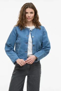 Mujer Vila Chaquetas>Chaqueta vaquera abotonada