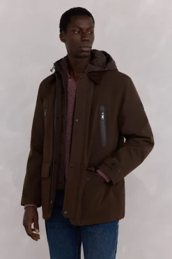 Hombre Pedro del Hierro Chaquetas|Abrigos>Chaqueta vistas cremallera repelente al agua