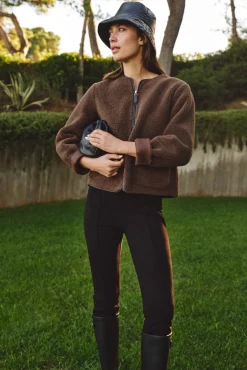 Mujer Cortefiel Abrigos>Chaquetón en efecto doble faz