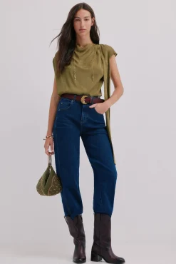 Mujer Hoss Intropia Camisetas>Charlotte. Top drapeado