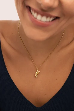 Mujer Singularu Joyería Y Bisutería>Charm Croissant Baño Oro