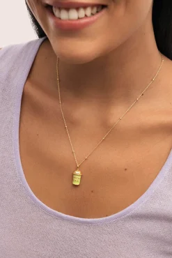 Mujer Singularu Joyería Y Bisutería>Charm Matcha Baño Oro