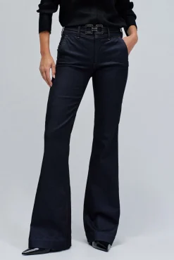 Mujer Salsa Jeans Vaqueros>Chino flare con cinturón