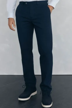Hombre Pedro del Hierro Pantalones|Chinos>Chino textura regular fit