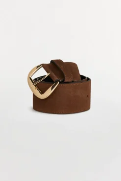 Mujer Pedro del Hierro Cinturones>Cinturón ancho piel hebilla ovalada