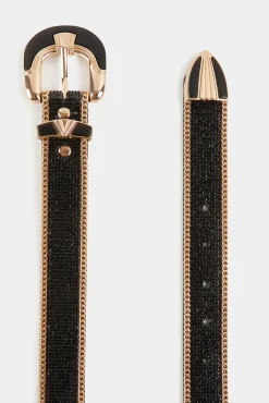 Mujer Morgan Cinturones>Cinturón con strass y cadenas