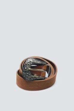 Mujer Springfield Cinturones>Cinturón cowboy hebilla flores