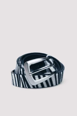 Mujer Springfield Cinturones>Cinturón fino cebra