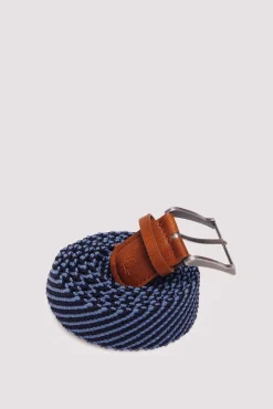 Hombre Springfield Cinturones>Cinturón trenzado bicolor