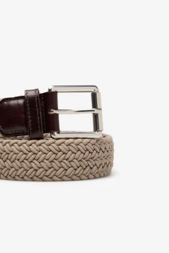 Hombre Cortefiel Cinturones>Cinturón trenzado elástico
