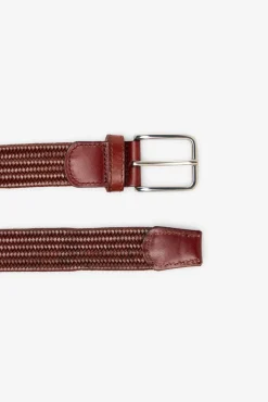 Hombre Cortefiel Cinturones>Cinturón trenzado elástico