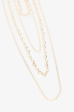 Mujer Cortefiel Joyería Y Bisutería>Collar de cadena cuádruple