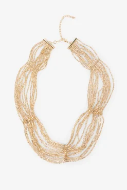 Mujer Cortefiel Joyería Y Bisutería>Collar multiple de cuentas