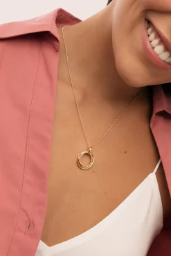 Mujer Singularu Joyería Y Bisutería>Collar Oria Colors Baño Oro