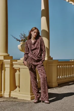 Mujer Hoss Intropia Blusas>Concha. Blusa jacquard