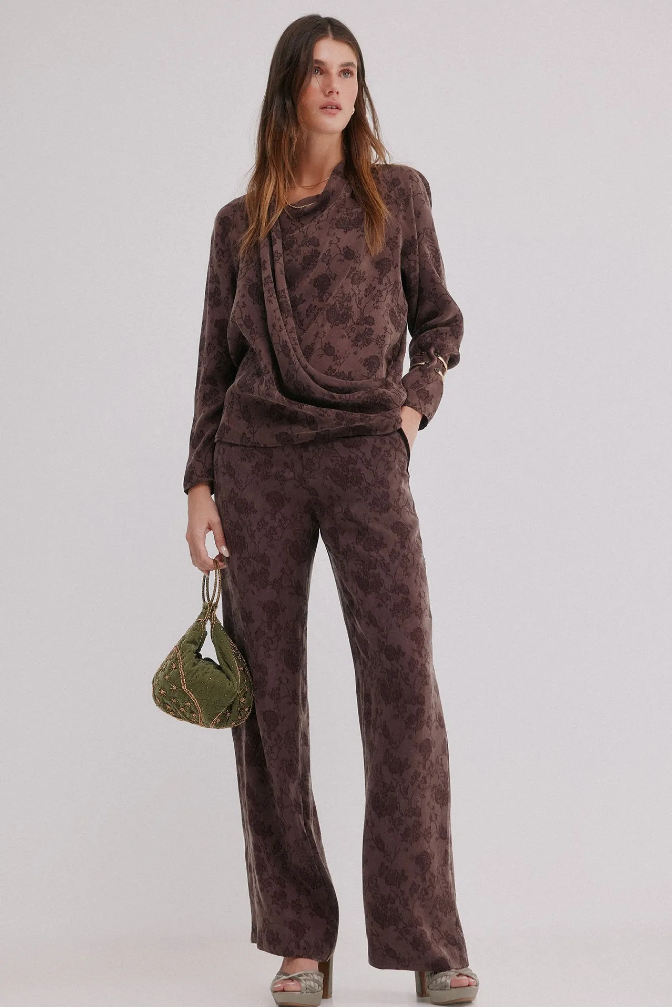 Mujer Hoss Intropia Blusas>Concha. Blusa jacquard