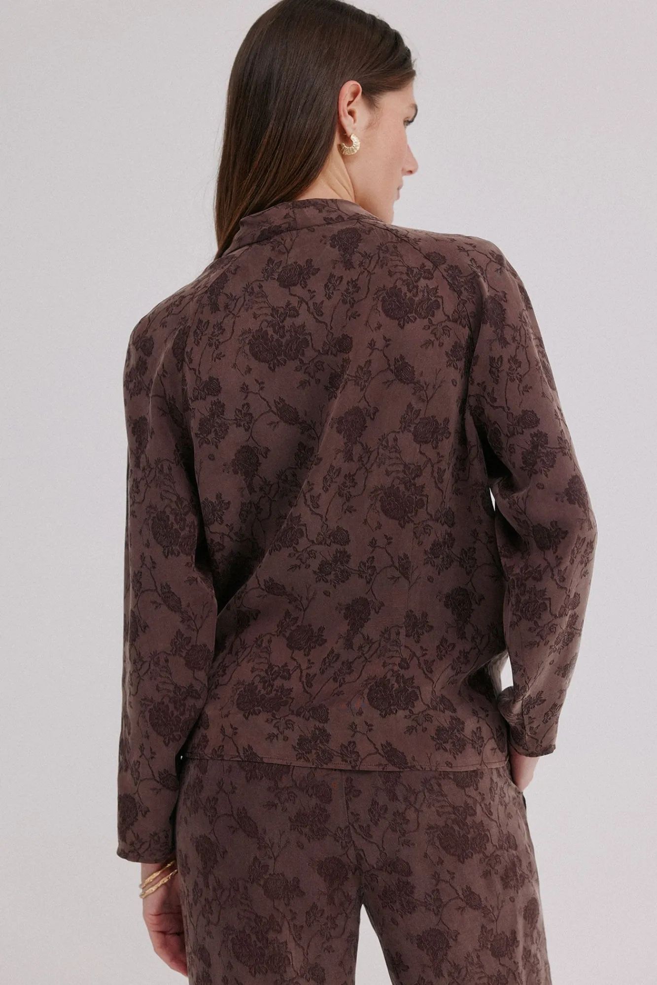Mujer Hoss Intropia Blusas>Concha. Blusa jacquard