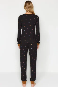 Mujer Trendyol Pijamas|Pijamas>Conjunto pijama jogger estampado floral
