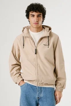 Hombre Pepe Jeans Chaquetas>Cortavientos con logo en el pecho.