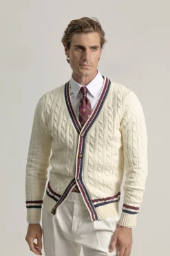 Hombre PuroEGO Jerséis>Cárdigan algodón university