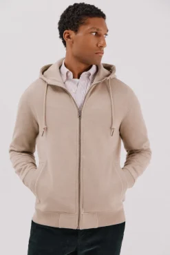 Hombre Cortefiel Jerséis>Cárdigan con capucha