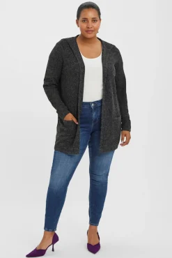 Mujer Vero Moda Curve Jerséis>Cárdigan con capucha talla grande