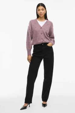 Mujer Vila Jerséis>Cárdigan con perlas de punto