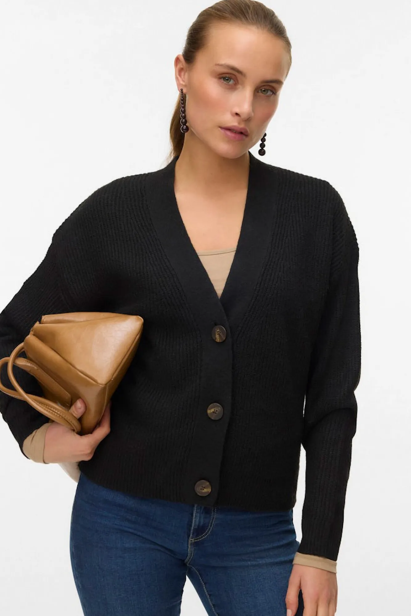 Mujer Vero Moda Jerséis>Cárdigan corto de manga larga