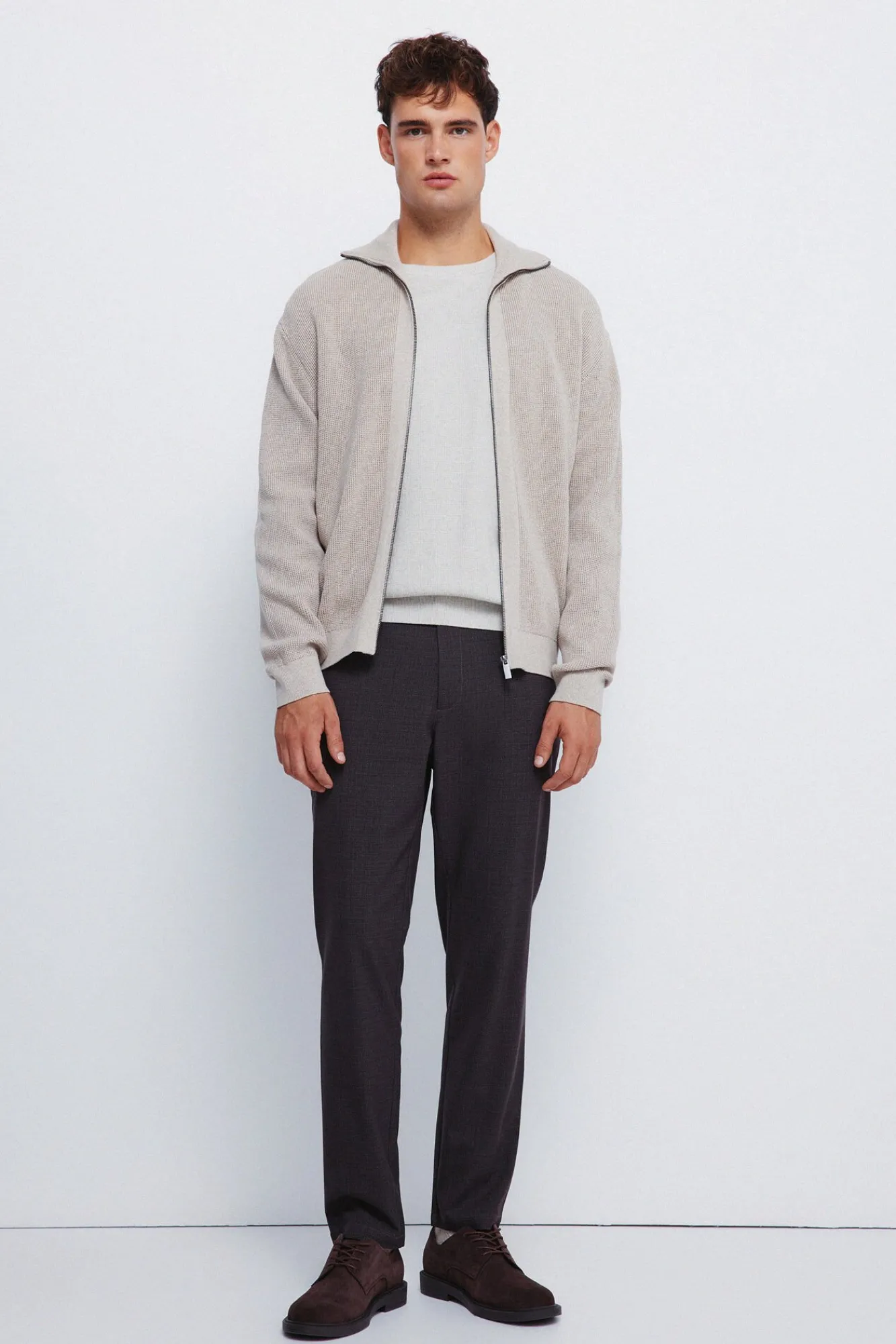 Hombre Springfield Jerséis>Cárdigan cremallera