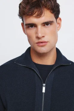 Hombre Springfield Jerséis>Cárdigan cremallera