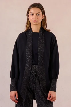 Mujer Molly Bracken Jerséis>Cárdigan de manga larga abullonada