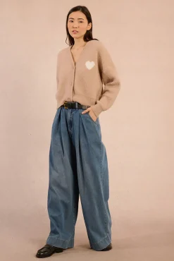 Mujer Molly Bracken Jerséis>Cárdigan de manga larga detalle corazón