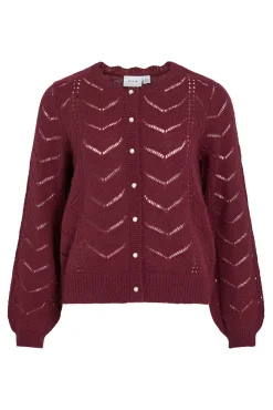 Mujer Vila Jerséis>Cárdigan de punto con calados