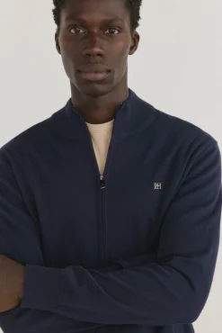 Hombre Pedro del Hierro Jerséis>Cárdigan fino algodón premium cremallera