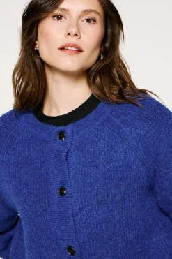 Mujer Selected Jerséis>Cárdigan lana y alpaca.