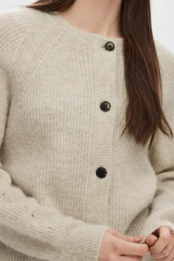 Mujer Selected Jerséis>Cárdigan lana y alpaca.