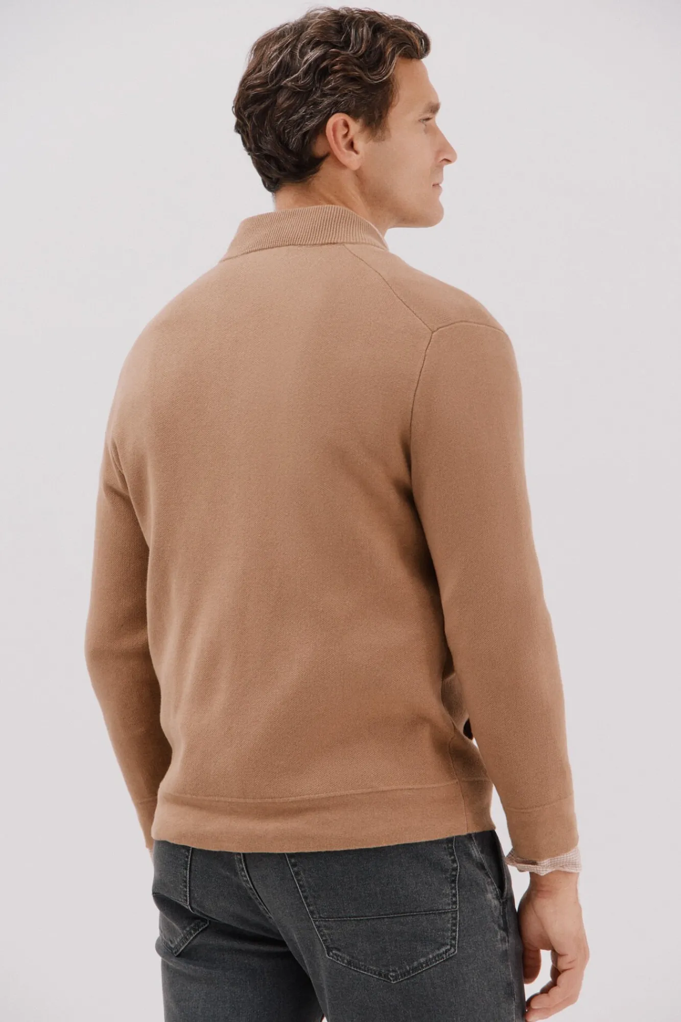 Hombre Cortefiel Jerséis>Cárdigan navidad punto algodón cierre cremallera